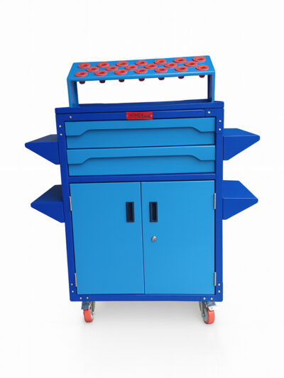 Cnc tool storage cart with cabinet 2